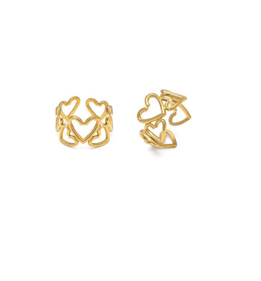 Anello Cuore Motif