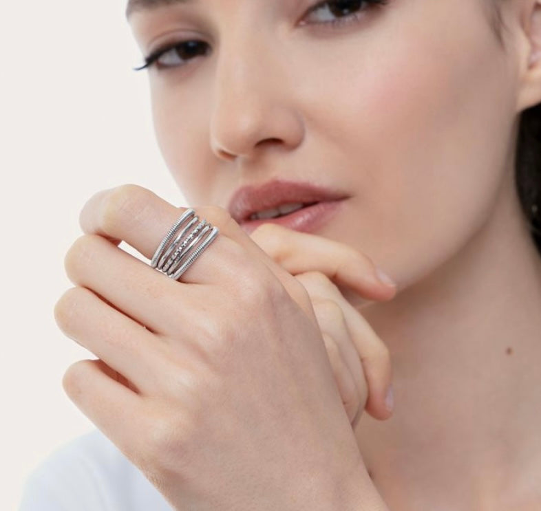 Anello Fascia linee Mix