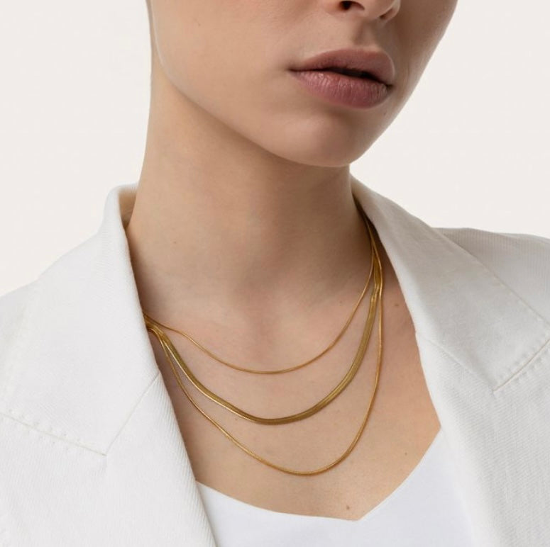 Tris Collana snake
