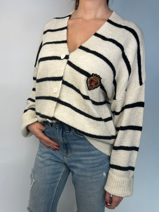 Cardigan righe