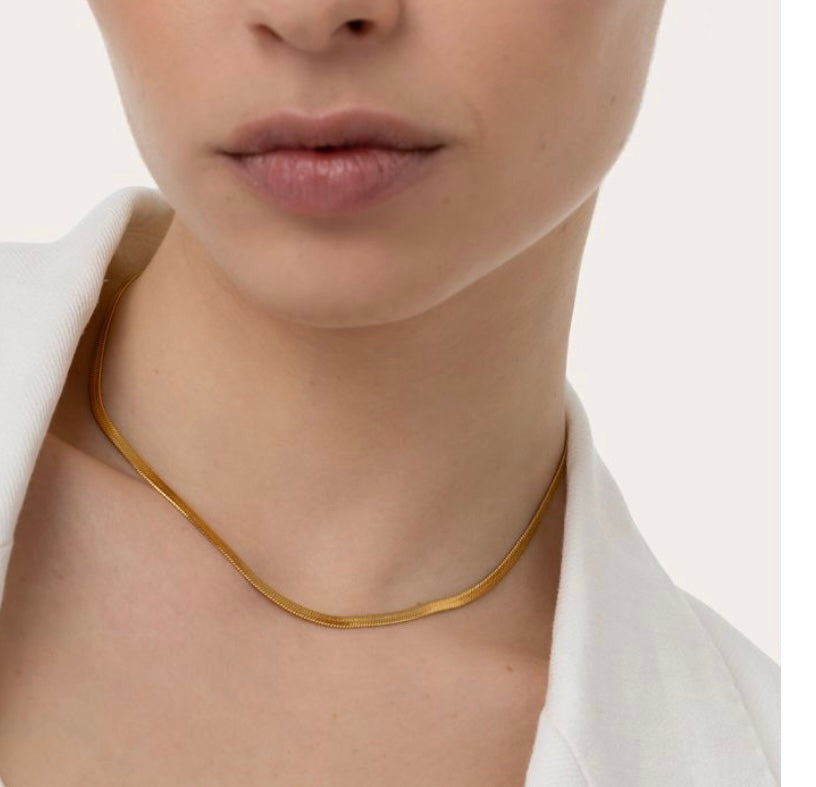 Collana Snake Minimal