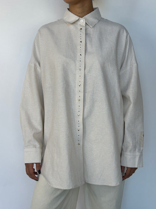 Camicia Righine con Borchie
