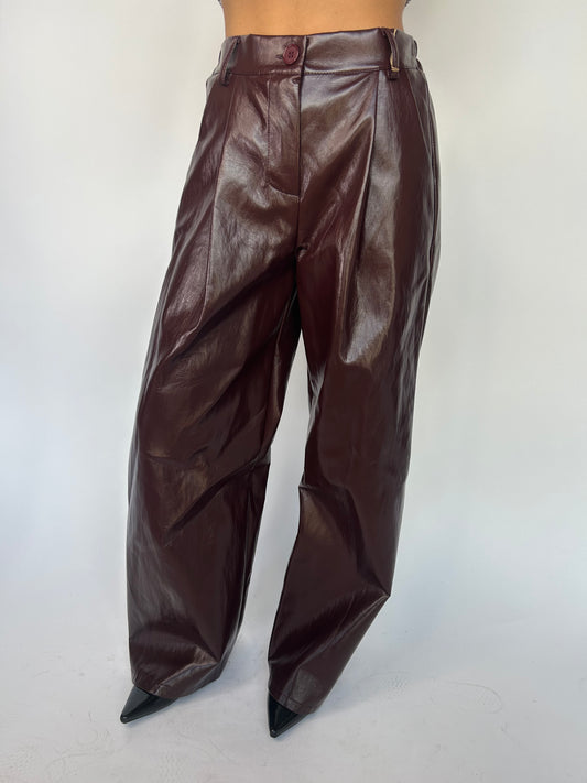 Pantalone Lucido Vino