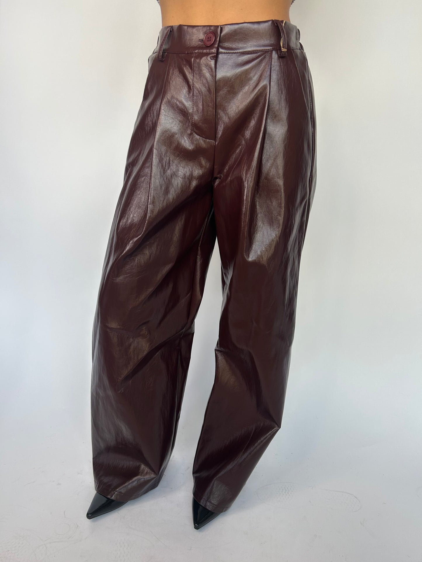 Pantalone Lucido Vino