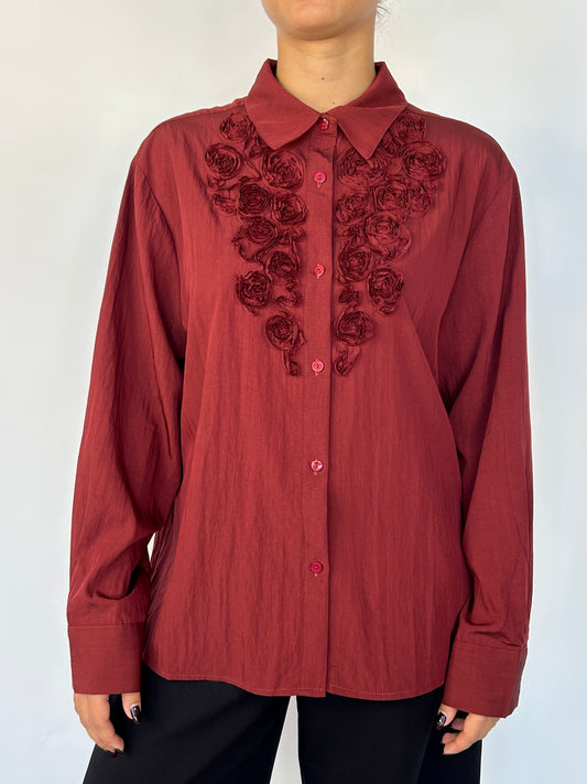 Camicia Rose Bordeaux