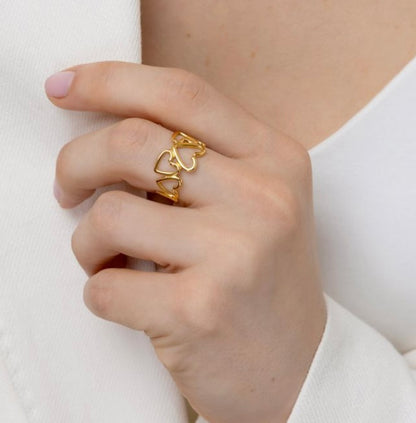 Anello Cuore Motif