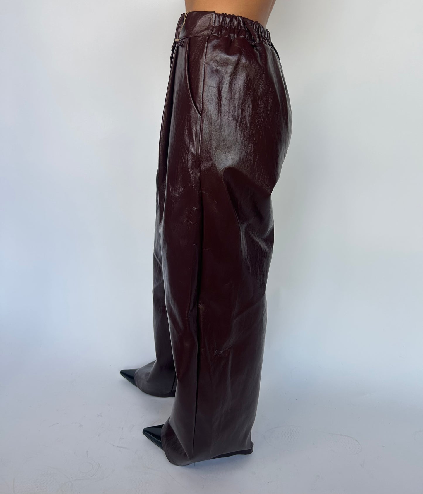Pantalone Lucido Vino
