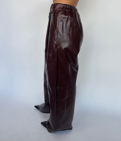 Pantalone Lucido Vino
