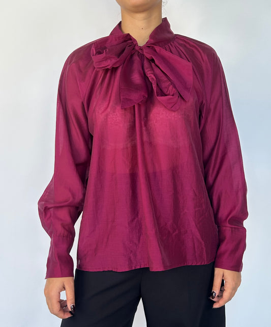 Camicia con fiocco